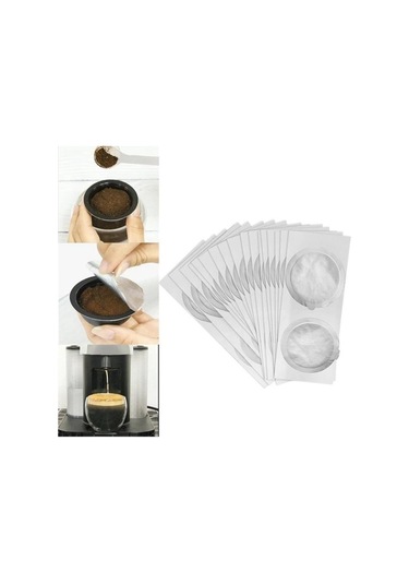 Metabagua 100 Adet 62mm Tek Kullanımlık Kahve Kapsülü Mühürler Folyo Krem Köpük Kahve Filtre Kapağı Etiketi Vertuo Için 9p10m2 Gümüş