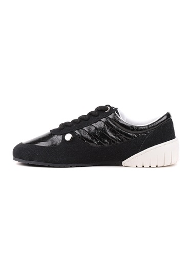 Stato Frame Kadın Sneaker Günlük Rahat Bağcıklı Spor Ayakkabı Siyah