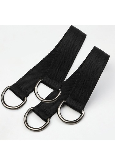 Suntek 2'li Askı Seti 220 Lbs Salıncakları Hamakları Yukarı Siyah