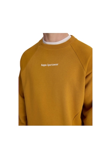 Kappa Authentic Alec Erkek Sweatshirt Kap.32232fw Hardal