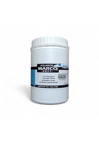 Atlantis Marco Rest Şeffaf Su Yalıtım Boyası Water Proof 1 Kilogram