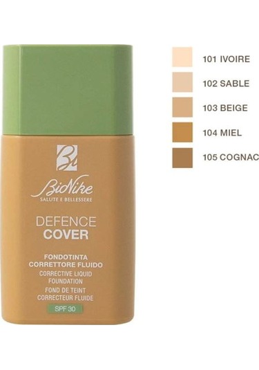 Bionike Defence Cover Likit Fondören Spf30 No:102 Sable 40 ML