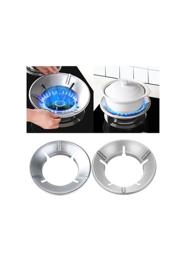 Jeemson Gaz Ocağı Yalıtkan Isı Toplayıcı Kalkanı - 5 Açık, Enerji Tasarruflu, Anti Kayma Allyuminyum Mutfak Tutucu