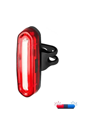 İmpact SHERRIF Bisiklet Polis Çakar USB şarjlı Led Kırmızı Mavi