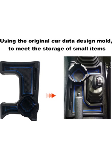 Yifomall "suzuki Jimny 2019-2020 Vites Konsolu Saklama Kutusu - Abs Malzeme, Kaymaz Tabanlı, Kolay Kurulum"