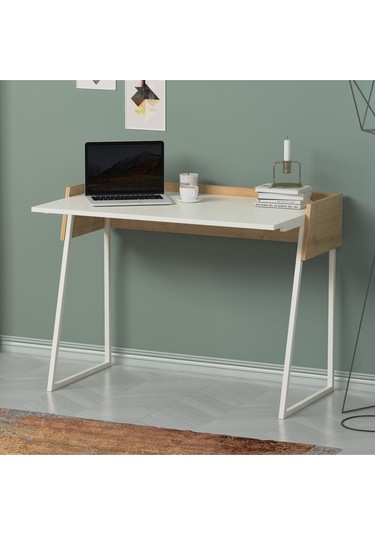 Rone Çalışma Masası Beyaz Meşe