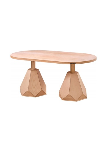 Masifart Guilie 200 Lük Pırlanta Oval Masa Cilasız Ham Ham