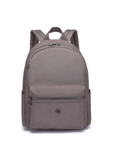 Nano Metalik Kumaş Kadın Sırt Çantası Smart Bags 3086 K.Gri