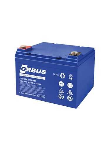 Orbus 12V 33AH Engelli Araç Aküsü