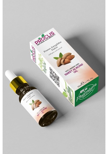 Proclis Soğuk Sıkım Sabit Tatlı Badem 50 ML