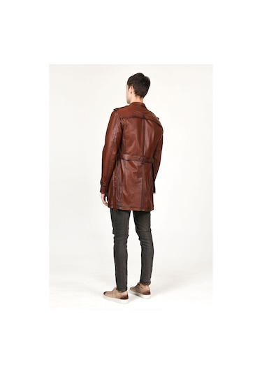 Dericlub E1089 Gerçek Deri Erkek Mont Fındık