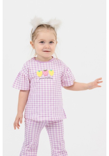 Harika Kids Kız Bebek İspanol Paça Alt-üst Takım 001
