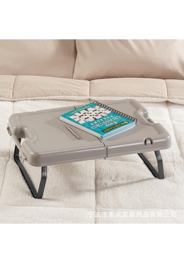 Çok Amaçlı Katlanır Masa Piknik Masası Saklama Masası Beyaz - Siyah