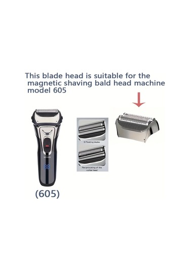 Willowhaven Feıyba 605/608/609 Yedek Tıraş Başlığı 1 Adet - Kaliteli Metalik Saç Kılı Tıraş Makinesi Aksesuarı