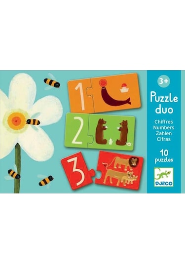 Djeco İkili Puzzle / Duo Numbers