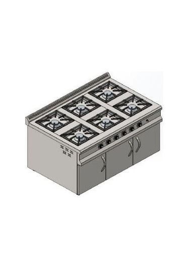 Csa Karacasan Doğalgazlı 6 Lı Dolaplı Ocak