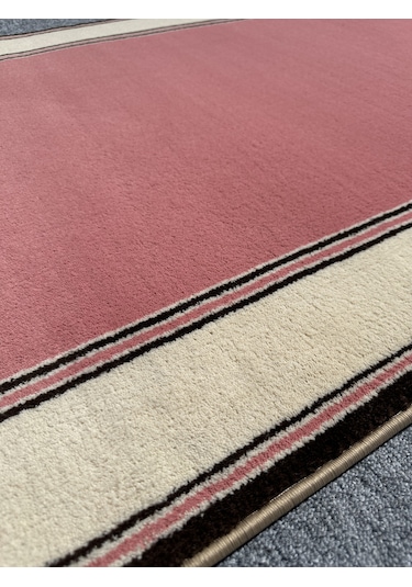 Saray Halı Klasik 737 P 100x300 Pembe Krem 3 Metre Yolluk Pembe