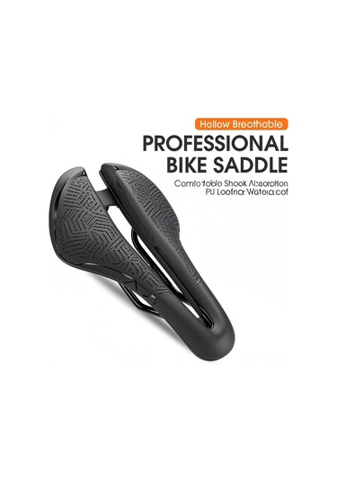 Xindoker Bisiklet Jantı, Orman Ve Yol Bisikletleri İçin Konforlu, Havalandırmalı, Şok Emici Siyah Podium 300g, Pu+metal Siyah