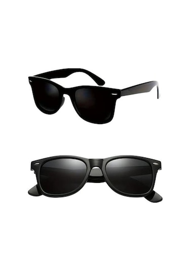 Vos Versa Siyah Unisex 2li Çift Güneş Gözlüğü Vvg011002 Siyah