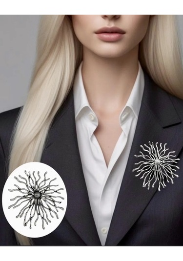 Especailly For You Hediye Broş "güneş" 196549656 Gri