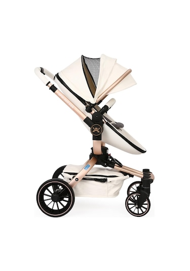 Yoyko Spin 360 Derece Dönebilen Bebek Arabası Beyaz Rose Kasa