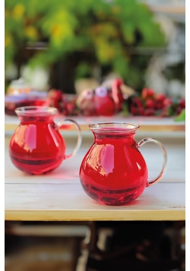 Perotti Keyfi Ala Borosilikat 6'lı Çay Bardağı