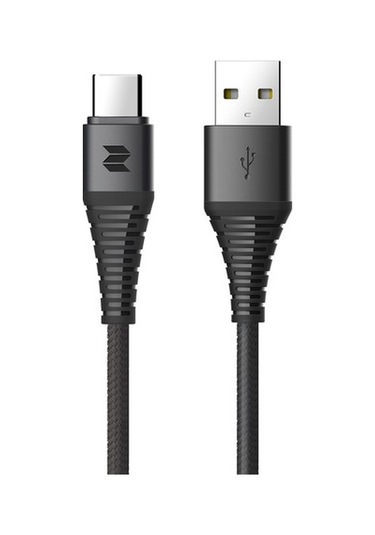 Rock Space Z10 Hi-Tensile Type-C Şarj Ve Data Aktarım Kablosu 1Mt (508941167)