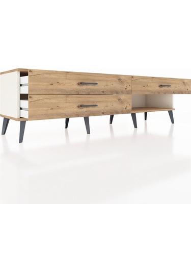 Hyperion Tv Ünitesi 3 Çekmeceli 176x44x51 Aytaşı-çam/çam Atlas Çam/atlas Çam