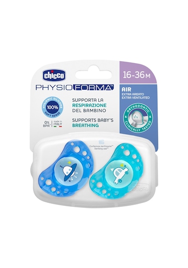 Chicco Physioforma Air Emzik 2'li 00075035210000_MULTI_1 Siyah