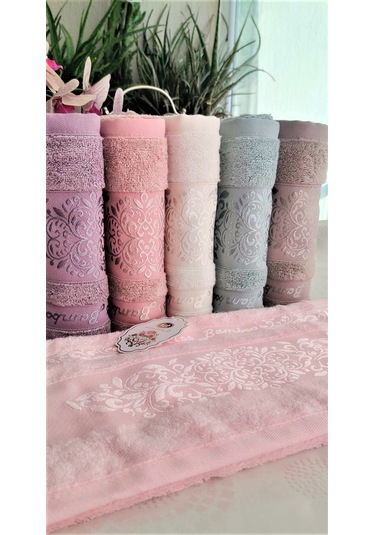ANNEM MİSS BAMBOO 50X90CM. ÇEYİZLİK  EL&YÜZ 6'LI LÜKS HAVLU SETİ