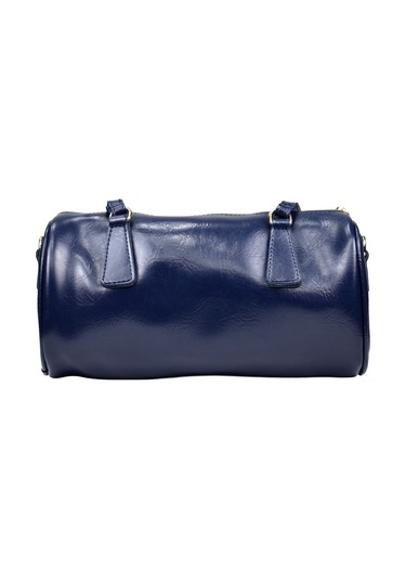 Kadın Silindir Baget El Ve Omuz Çantası Lacivert Lacivert