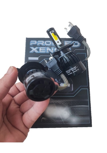 2 Adet H3 Soket Led Xenon Far Ampulü 6000k Beyaz 8000lm