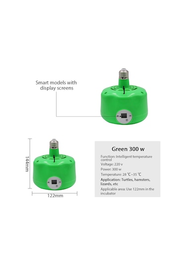 Ximistore9 300w Akıllı Sıcak Hava Üfleyici - Evcil Hayvanlar Ve Kümes Hayvanları İçin Isıtma Lambası