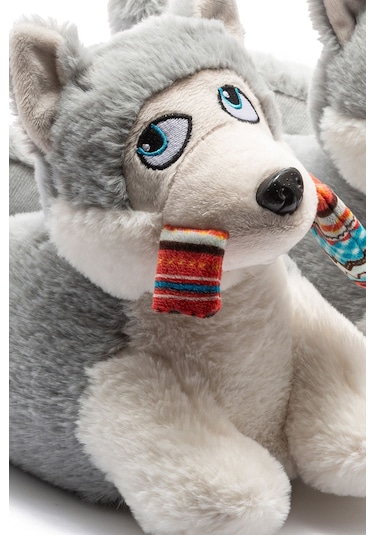 Twigy Camila EE0557 Kadın Hayvanlı Panduf Gri 36/41 Gri