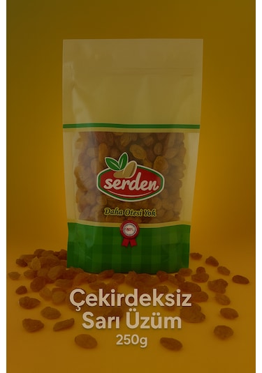 Sarı Üzüm Çekirdeksiz 250gr 250 G