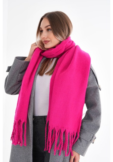 Ritagarcia Premium Soft Buklet Atkı Fuşya