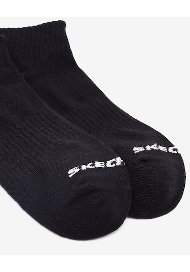 Skechers 3'lü Unisex Quarter Crew Çorap Unisex Siyah S601101-001 Siyah