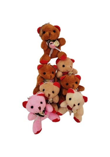 Sevimli Ayıcık Anahtarlık Çok Renkli