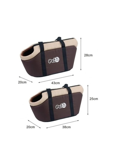 Jialan Evcil Hayvan Çantası Yumuşak Taraflı Ayarlanabilir Kumaş A