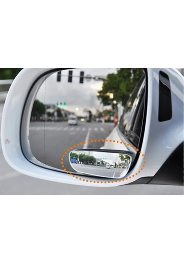 Trendooze Park Oto Nokta Motosiklet Kör Geniş Dışbükey Dikiz Derece Aynası Ayna Ayna Ayarlanabilir Araba Aksesuarları Adet-2 Adet Açı 360 2 Zi