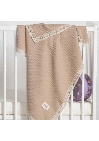 Kanz 4 Kat Kopanaki Müslin Pike Knz-017 Bej Bej