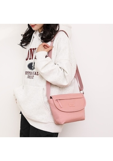 Ankatek Cbtx Çoklu Kullanım Kadın Çapraz Postacı Çanta, Pembe Pembe Pembe