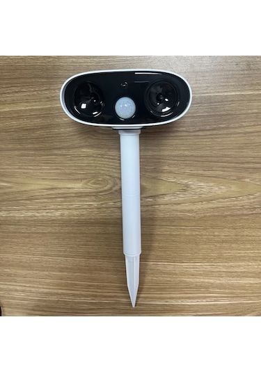 Xuweiwei 2024 Beyaz Yeni Yükseltilmis Ses Dalgasi Hayvan Kovucu Günesli Acik Hava Hareket Algilama Cihazi