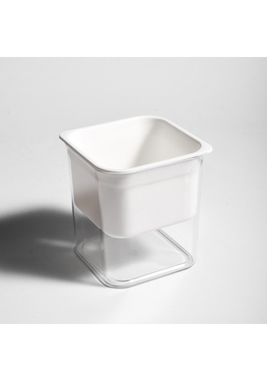 Jeehugo Otomatik Sulama Özelliği İle Saydam Iç/ Dış Mekan Bitki Saksısı, Pp+pc Malzeme, 5-7 Gün Sulama Aralığı