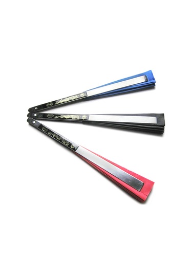 Yaleker Stainless Steel Çerçeveli Nylon Kumaşlı Katlanabilir 35cm Tai Chi Spor Dans Gösteri Fani - Kırmızı Diğer