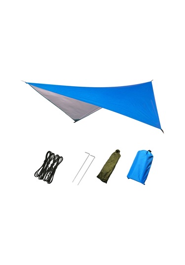 Yaleker Dış Mekan Çok Amaçlı Terylene Perde - Su Geçirmez, Güneş Engeli, Nem Engeli, Çabuk Taşınabilir - Mavi 230x140cm Mavi