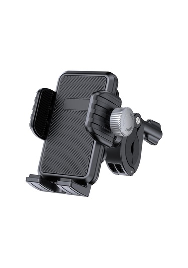 Bisiklet Motosiklet Şok Emme Cep Telefonu Tutucu Yerçekimi Navigasyon Dağı Siyah Siyah