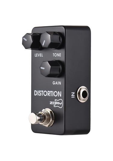 Ruicoo Zory Gitar Distorsiyon Pedalı - Gerçek Bypass, 6.35mm Giriş/çıkış, Alüminyum Kasa, Z-08 Modeli