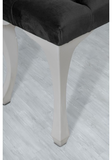 Gazzini Classic Chester Model Kapitoneli Puf-beyaz Ayak