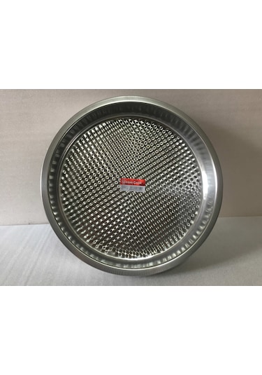 Çiğ Köfte Tepsisi - 1 Numara - Çelik Leğen Motifli - 39 CM